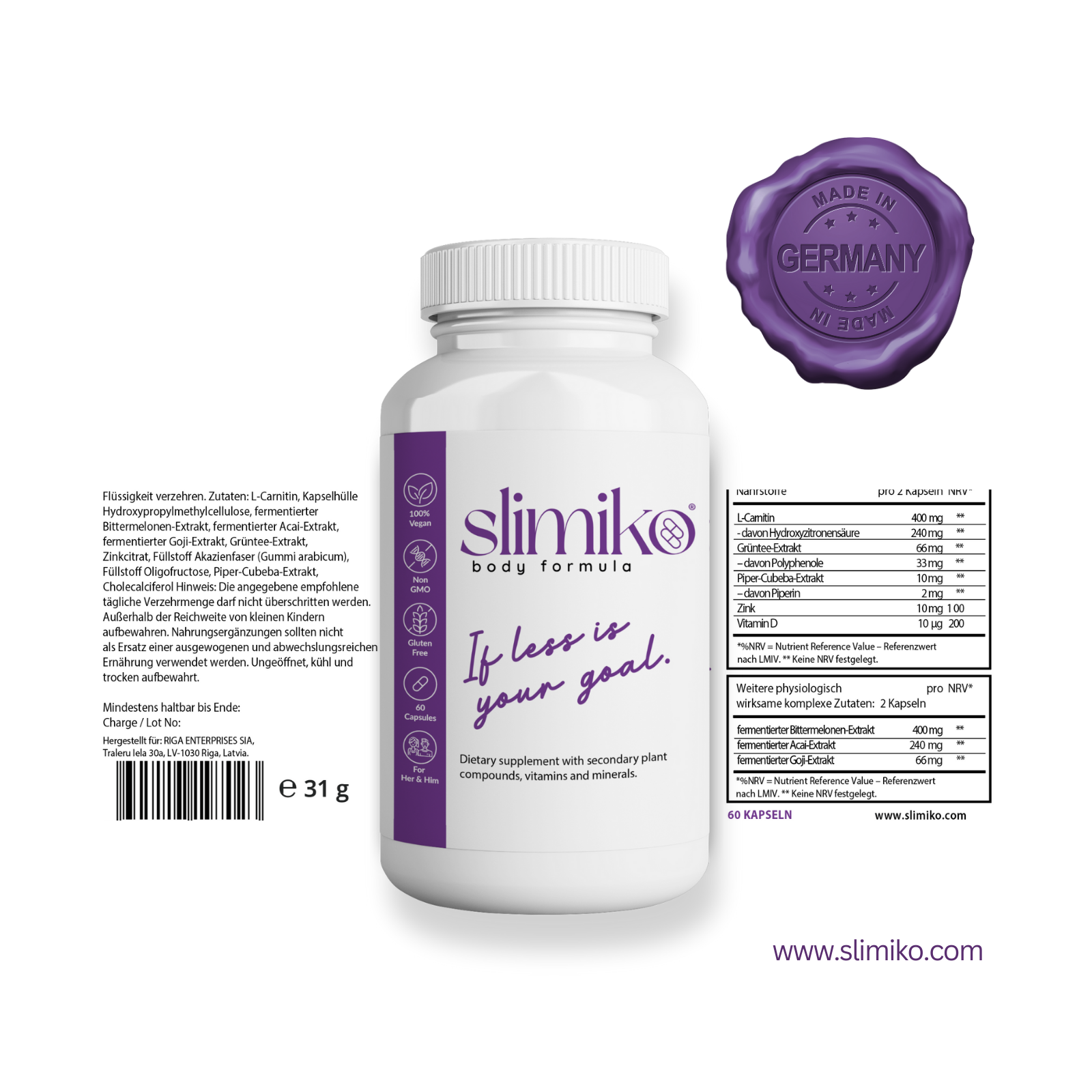 Slimiko – Abnehm-Kapseln